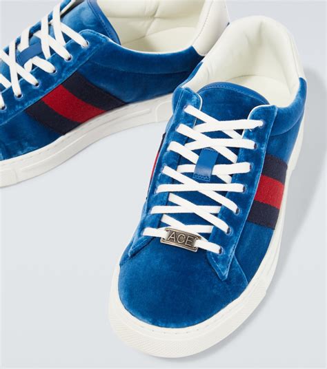 gucci blue plastic shoes|royal blue gucci shoes.